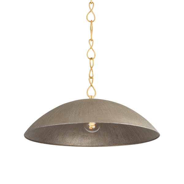Hudson Valley - BKO1400-VGL/TWL - One Light Pendant - Eve - Vintage Gold Leaf