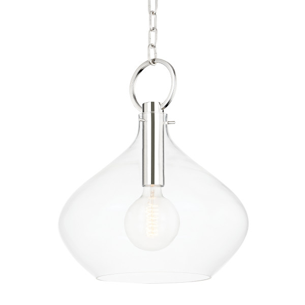 Hudson Valley - BKO253-PN - One Light Pendant - Lina - Polished Nickel