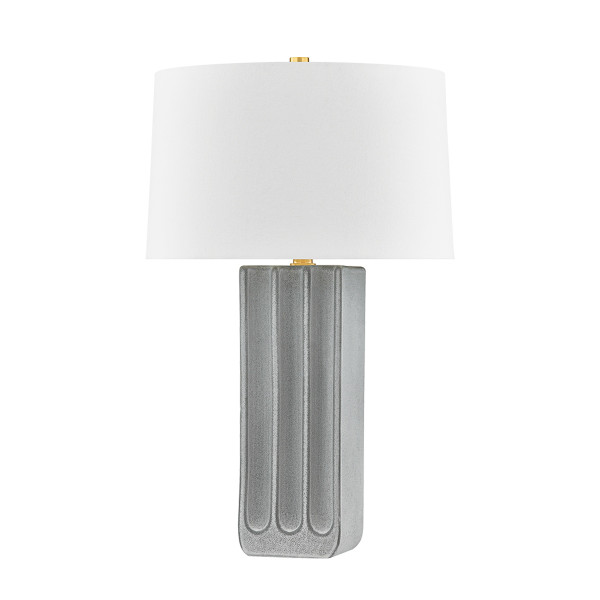 Hudson Valley - L6129-AGB/C01 - One Light Table Lamp - Elmer - Aged Brass