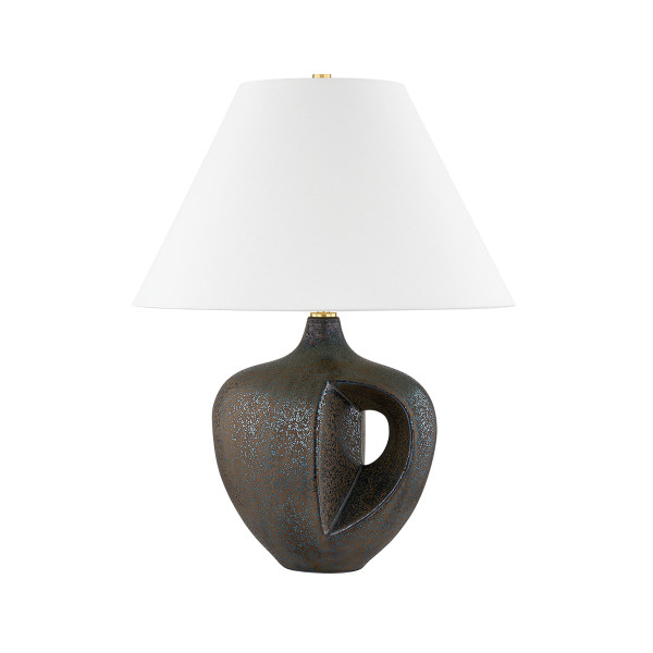 Hudson Valley - L7124-AGB/C07 - One Light Table Lamp - Avenel - Aged Brass