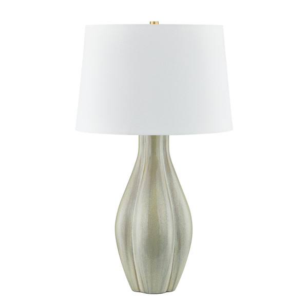 Hudson Valley - L7231-AGB/C02 - One Light Table Lamp - Galloway - Aged Brass