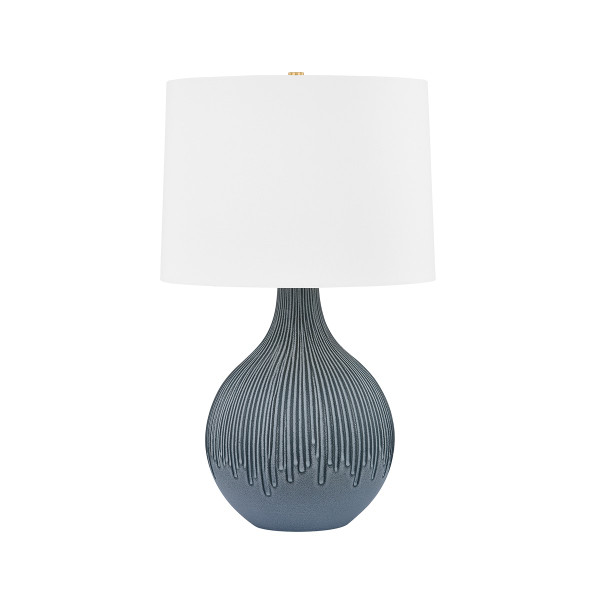 Hudson Valley - L7428-AGB/CPB - One Light Table Lamp - Nepperhan - Aged Brass