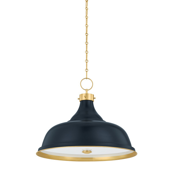 Hudson Valley - MDS300L-AGB/DBL - Four Light Pendant - Painted No. 1 - Aged Brass
