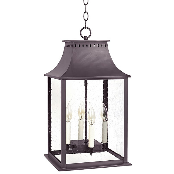 Northeast Lantern - 11332-DB-LT4-SMG - Four Light Hanging Lantern - Rockland - Dark Brass
