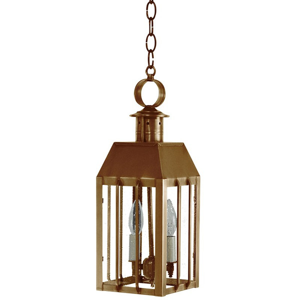 Northeast Lantern - 11732-AB-LT2-SMG - Two Light Hanging Lantern - Nottingham - Antique Brass