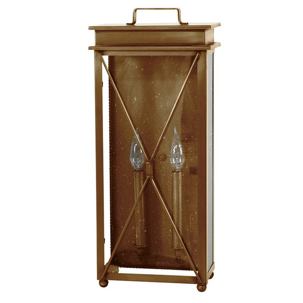 Northeast Lantern - 11841-AB-LT2-SMG - Two Light Wall Sconce - Glidden - Antique Brass