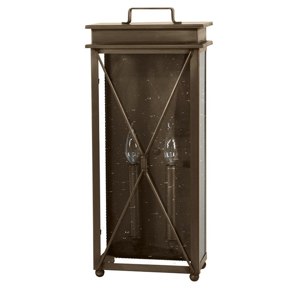 Northeast Lantern - 11841-DAB-LT2-CSG - Two Light Wall Sconce - Glidden - Dark Antique Brass