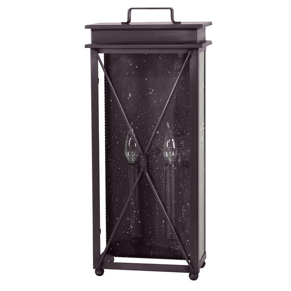 Northeast Lantern - 11841-DB-LT2-SMG - Two Light Wall Sconce - Glidden - Dark Brass