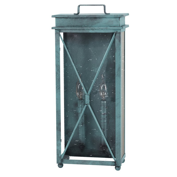 Northeast Lantern - 11841-VG-LT2-CSG - Two Light Wall Sconce - Glidden - Verdi Gris