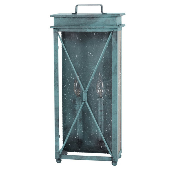 Northeast Lantern - 11841-VG-LT2-SMG - Two Light Wall Sconce - Glidden - Verdi Gris