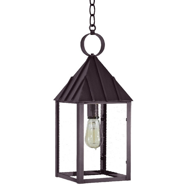 Northeast Lantern - 11942-DB-MED-CSG - One Light Hanging Lantern - Winnicutt - Dark Brass