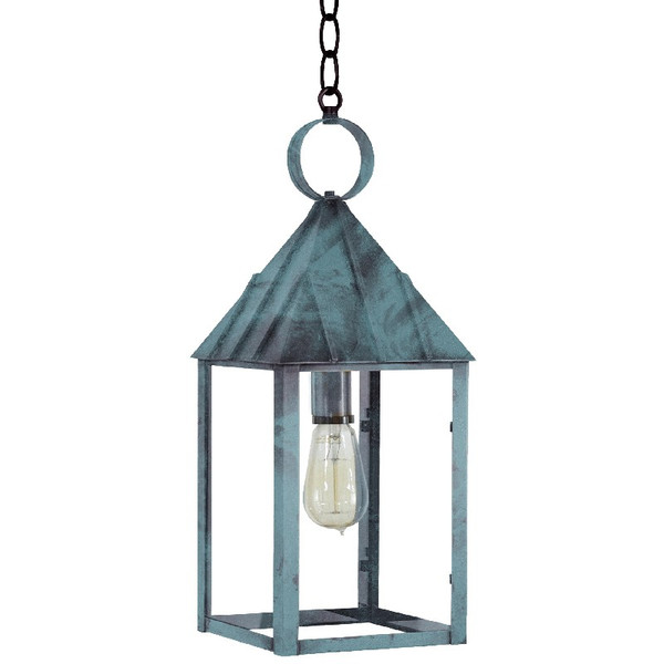 Northeast Lantern - 11942-VG-MED-CLR - One Light Hanging Lantern - Winnicutt - Verdi Gris