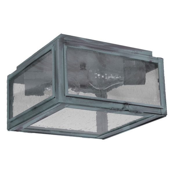 Northeast Lantern - 17244-VG-MED2-CSG - Two Light Flush Mount - Lexington - Verdi Gris
