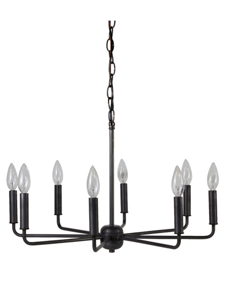 Northeast Lantern - 17832-DB-LT8 - Eight Light Chandelier - Lexington - Dark Brass