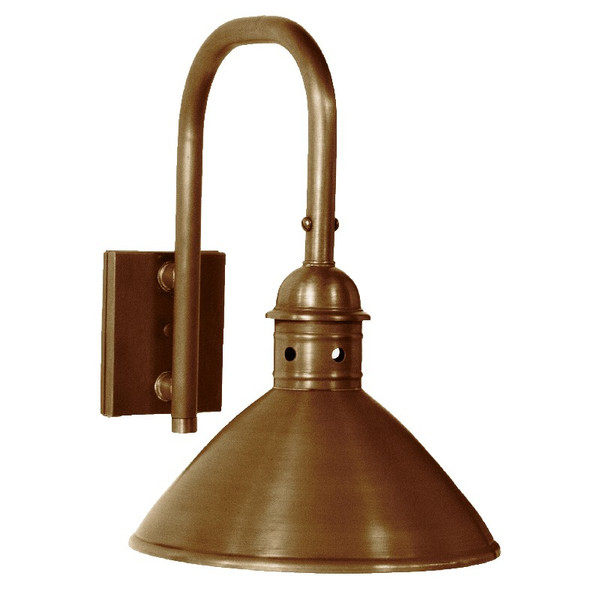Northeast Lantern - 25137-AB-MED - One Light Wall Sconce - Lancaster - Antique Brass