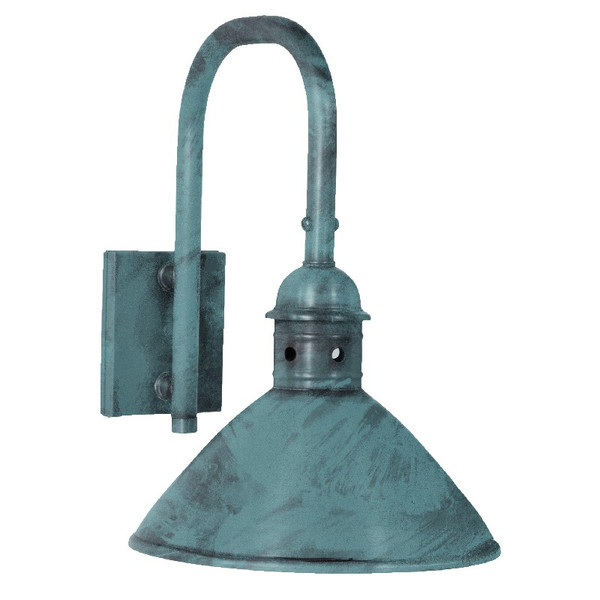 Northeast Lantern - 25137-VG-MED - One Light Wall Sconce - Lancaster - Verdi Gris