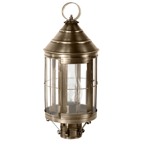 Northeast Lantern - 3333-DAB-CIM-FST - One Light Post Mount - Heal Family - Dark Antique Brass
