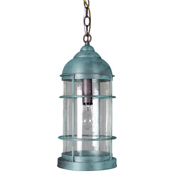 Northeast Lantern - 3532-VG-MED-CSG - One Light Hanging Lantern - Nautical - Verdi Gris
