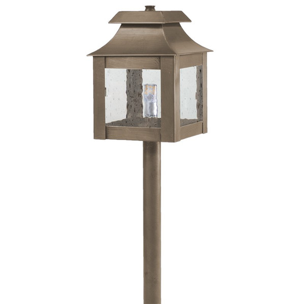 Northeast Lantern - 5609-DAB-G4-CSG - One Light Path - Hawthorne - Dark Antique Brass