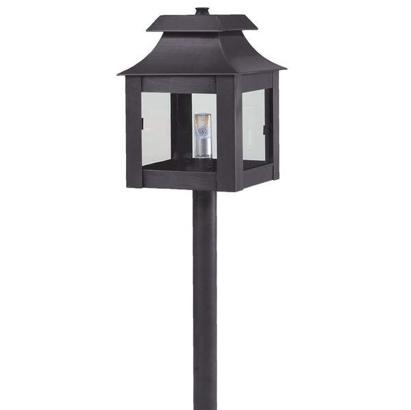 Northeast Lantern - 5609-DB-G4-CLR - One Light Path - Hawthorne - Dark Brass