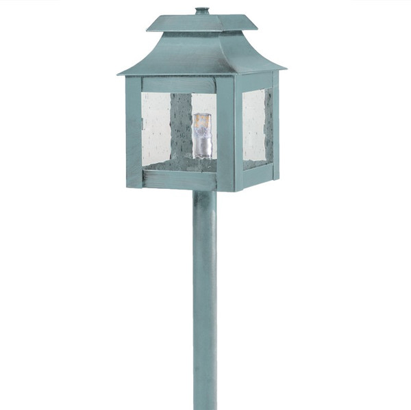 Northeast Lantern - 5609-VG-G4-CSG - One Light Path - Hawthorne - Verdi Gris