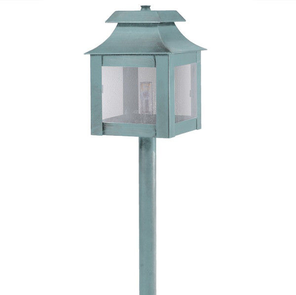 Northeast Lantern - 5609-VG-G4-SMG - One Light Path - Hawthorne - Verdi Gris