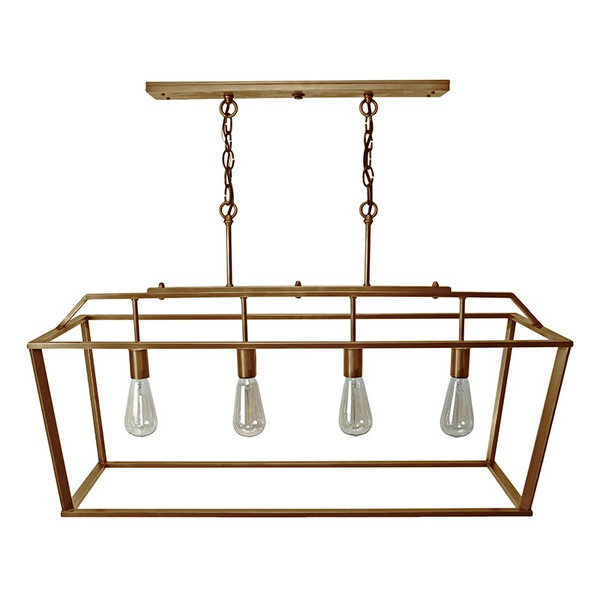 Northeast Lantern - 61522-AB-MED4 - Four Light Pendant - Pendant - Antique Brass