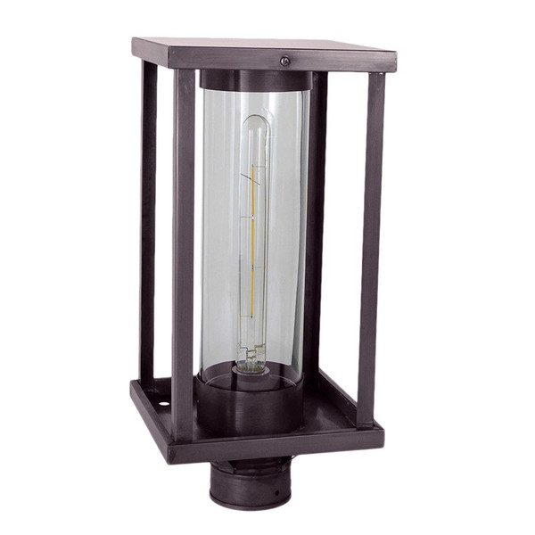Northeast Lantern - 83733-DB-MED-CLR - One Light Post Mount - Austin - Dark Brass