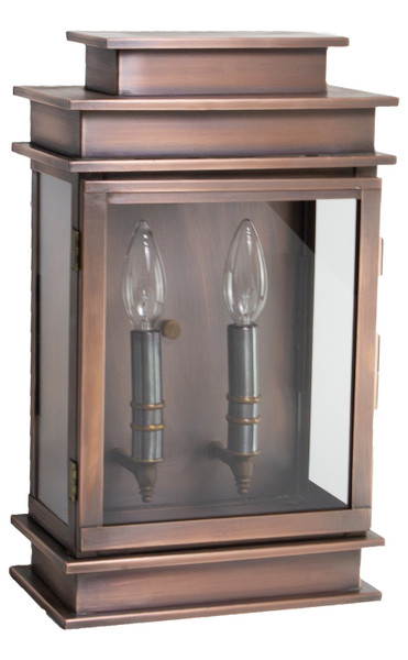 Northeast Lantern - 8811-AC-LT2-CLR - Two Light Wall Sconce - Empire