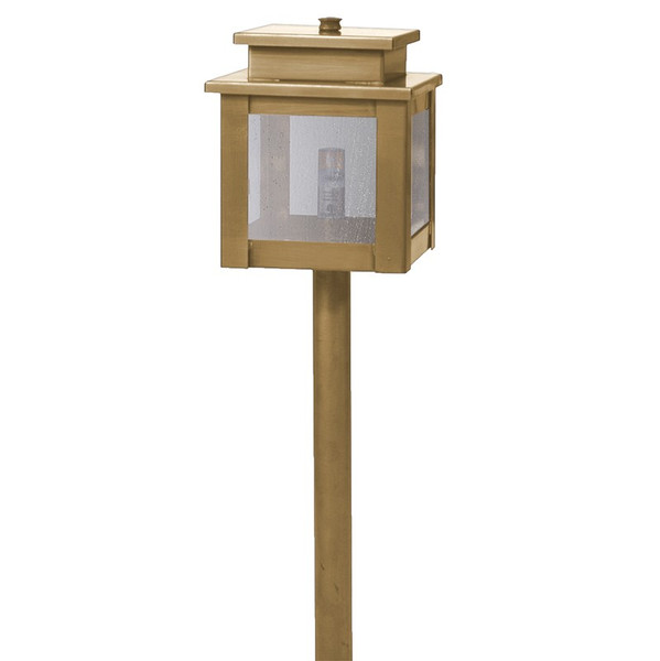 Northeast Lantern - 8909-AB-G4-SMG - One Light Path - Hawthorne - Antique Brass