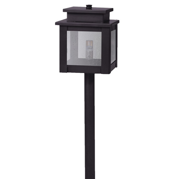 Northeast Lantern - 8909-DB-G4-SMG - One Light Path - Hawthorne - Dark Brass