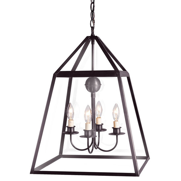 Northeast Lantern - 9732-DB-LT904-CLR - Four Light Hanging Lantern - Foyer - Dark Brass