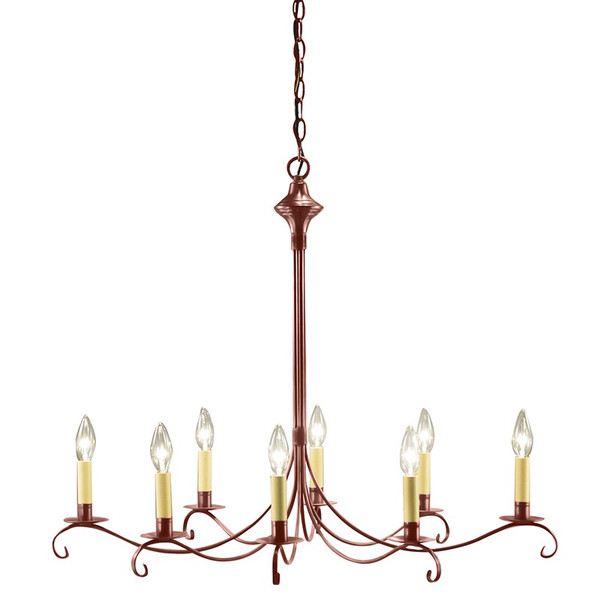 Northeast Lantern - 983V-AC-LT8 - Eight Light Chandelier - Chandelier - Antique Copper