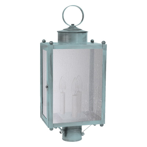 Northeast Lantern - NL-8053-VG-LT3-SMG - Three Light Post Mount - Marlene - Verdi Gris