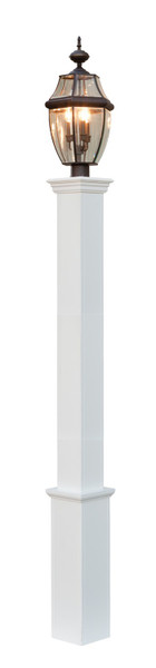 Northeast Lantern - P3-LBF - Post Mount - Post - White