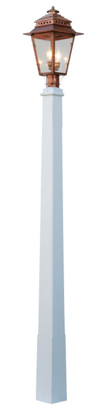 Northeast Lantern - P4-LPR - Post Mount - Post - White