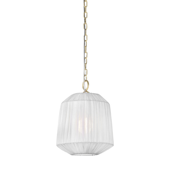Mitzi - H1011701S-AGB - One Light Pendant - Amanza - Aged Brass