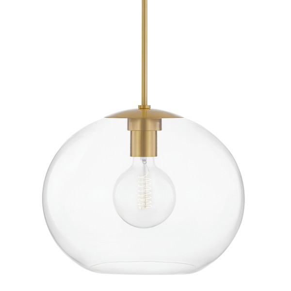 Mitzi - H270701XL-AGB - One Light Pendant - Margot - Aged Brass
