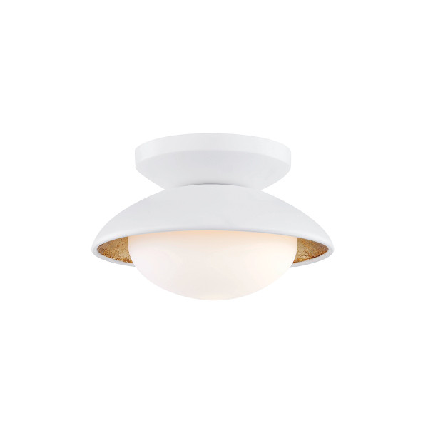 Mitzi - H368601S-WH/GL - LED Semi Flush Mount - Cadence - White