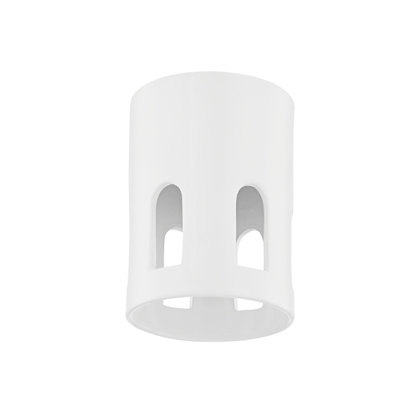 Mitzi - H474501B-AGB/CMW - One Light Flush Mount - Tatum - Aged Brass/Ceramic Raw Matte White