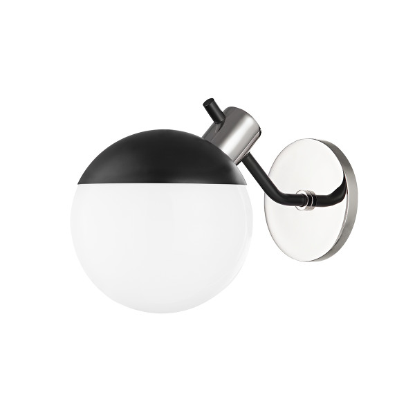 Mitzi - H573101-PN/SBK - LED Wall Sconce - Miranda - Polished Nickel/Soft Black