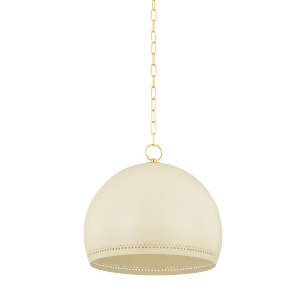Mitzi - H834701L-AGB/SCR - One Light Pendant - Etna - Aged Brass