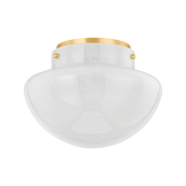 Mitzi - H863501-AGB - One Light Flush Mount - Lilou - Aged Brass