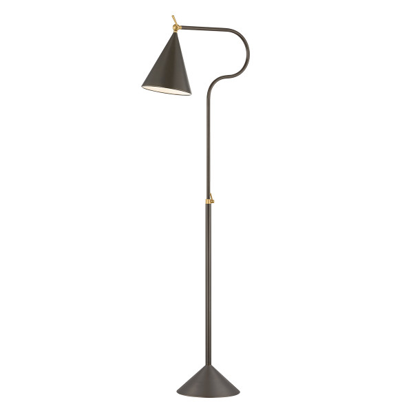 Mitzi - HL996401-AGB/TRB - One Light Floor Lamp - Harriet - Aged Brass