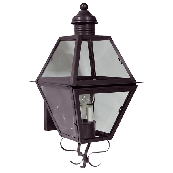 Northeast Lantern - 1001-DB-LT2-CLR - Two Light Wall Mount - Boston - Dark Brass