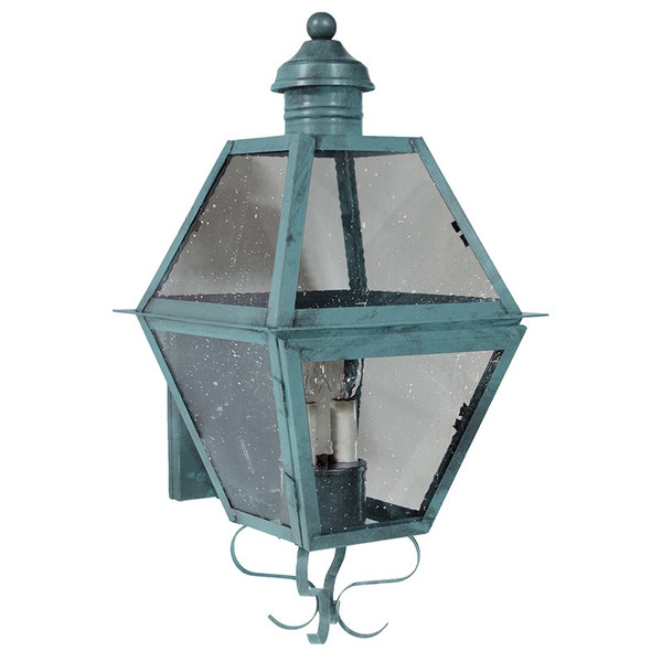 Northeast Lantern - 1001-VG-LT2-SMG - Two Light Wall Mount - Boston - Verdi Gris