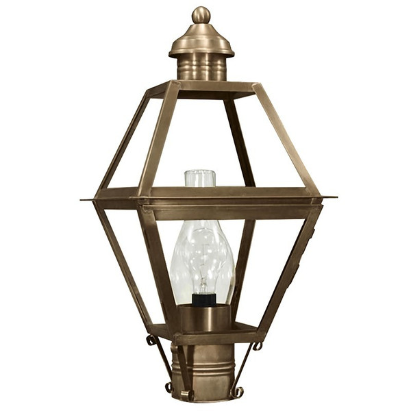Northeast Lantern - 1003-DAB-CIM-CLR - One Light Post Mount - Boston - Dark Antique Brass