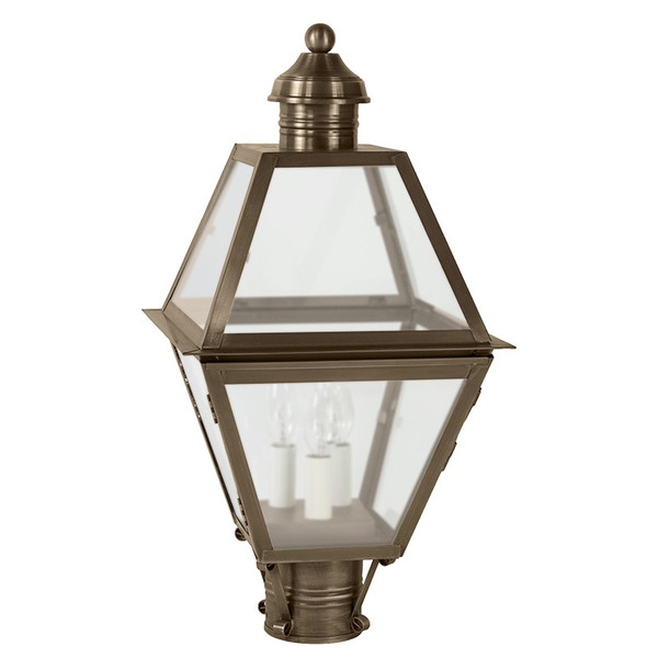 Northeast Lantern - 1003-DAB-LT3-FST - Three Light Post Mount - Boston - Dark Antique Brass