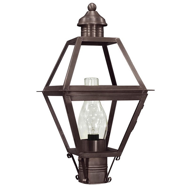 Northeast Lantern - 1003-DB-CIM-CLR - One Light Post Mount - Boston - Dark Brass