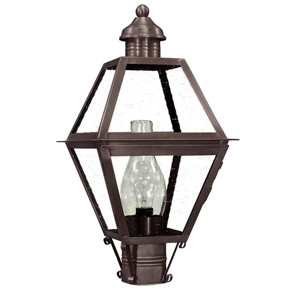 Northeast Lantern - 1003-DB-CIM-CSG - One Light Post Mount - Boston - Dark Brass